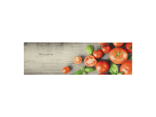 Tapis de cuisine lavable en velours tomates 45x150 cm - comfortxl