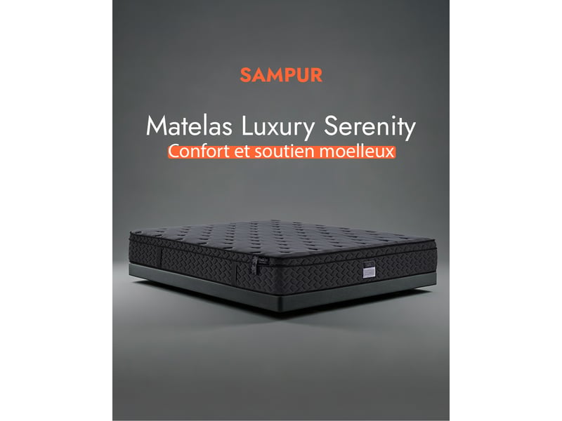 Matelas monceau 180 x 200 cm ; 30cm d'épaisseur ; mémoire de forme ; latex respirant ; ressorts ensachés ; 7 zones de confort PREMIUM - Conforama C