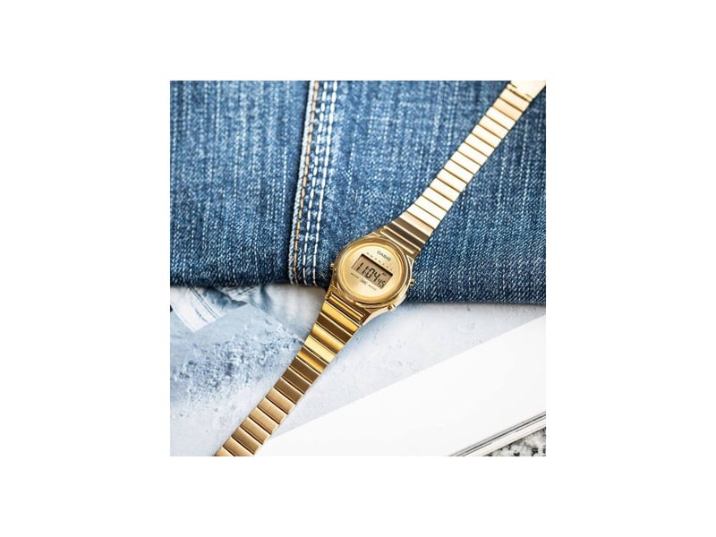  Montre casio vintage la700weg doree digitale bracelet acier inoxydable CAS1722492048223 - Conforama D
