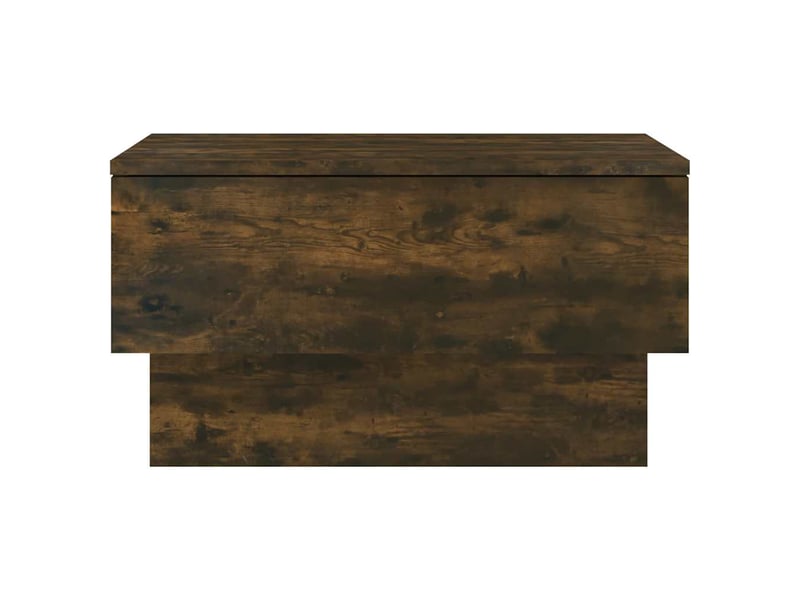  Table de chevet - cabinet de chevet - table de nuit murale chêne fumé  - Conforama D