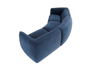Canapé droit fixe <strong>ANGEL CERDA</strong> <strong>6372</strong> 3 places Velours bicolore
