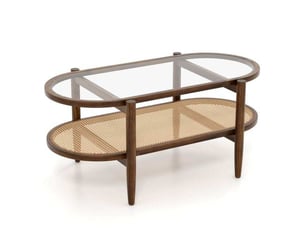 Table basse coloris marron
