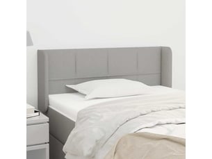 Tete de lit A poser largeur 83 cm <strong></strong> <strong></strong> argenté