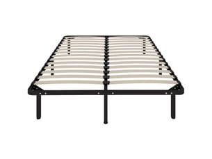Lit avec rangement 140x190 cm <strong></strong>  <strong></strong> coloris noir