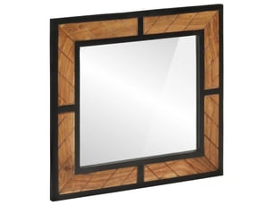 Miroir de salle de bain, miroir de toilette 60x1x55 cm bois massif d'acacia cf62487