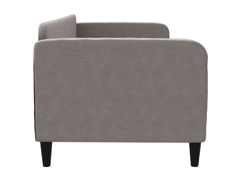  Lit simple- lit adulte -  lit de repos sans matelas taupe 80x200 cm tissu  - Conforama C
