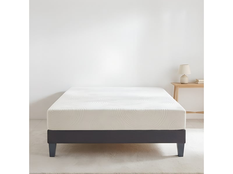  Ensemble matelas mémoire de forme héra avec sommier - blanc - 140x200 4BA.ME.K15.1420 - Conforama B