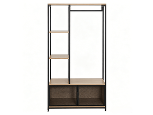 Porte-manteau ouvert, porte-manteau polyvalent, organisateur de vêtements dans la chambre, portant à vêtements dans le couloir (uniquement avec