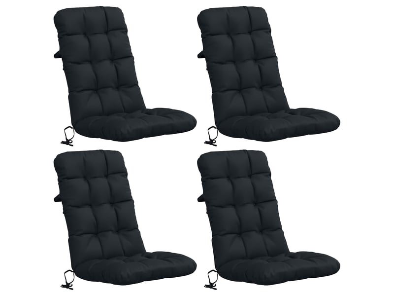  Lot de 4 coussins de chaise à dossier haut vianen cf59340  - Conforama A