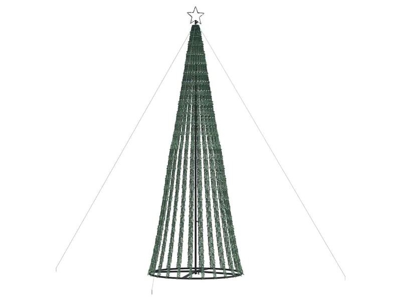  Sapin de noël, arbre de noël à led 1028 led blanc froid 403 cm  - Conforama D