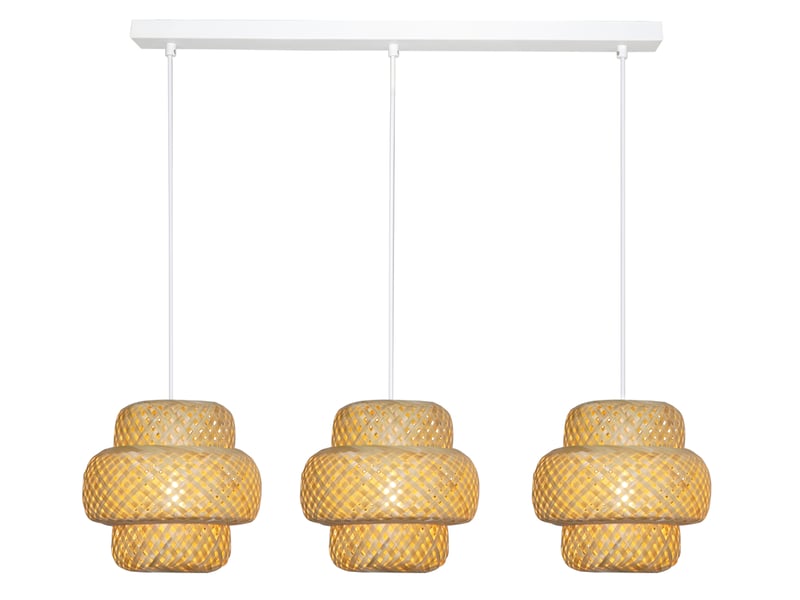 Suspension Bambou 120 cm MANILLE - Conforama H