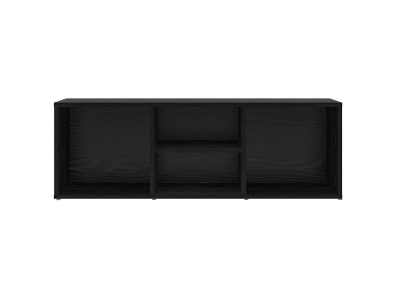  Banc à chaussures, meuble à chaussures 102x35x35 cm bois d'ingénierie chêne noir  - Conforama E