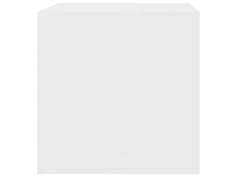  Meuble tv - banc tv - meuble de rangement blanc 80x40x40 cm bois d’ingénierie  - Conforama E