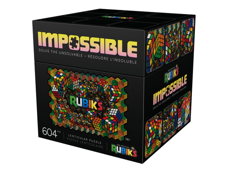  Puzzle 604 pieces rubik's impossible 6072727 - Conforama D