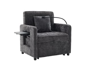 Fauteuil relax manuel IKSETERA TRADING LTD  Tissu gris