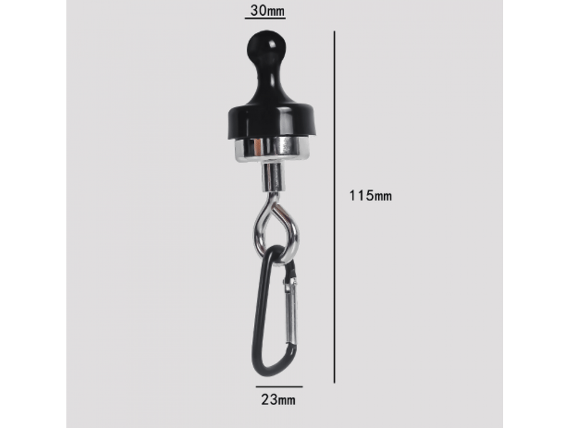 5 crochets magnétiques pour auvent, magnétiques polyvalents pour croisière - magnétiques robustes pour cuisine, garage, noir - Conforama B