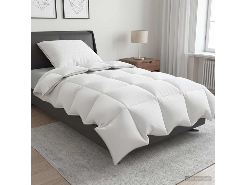 Ensemble de couette 90 % en duvet d’oie fulda 2 pcs - duvet 137 x 200 cm  - Conforama B
