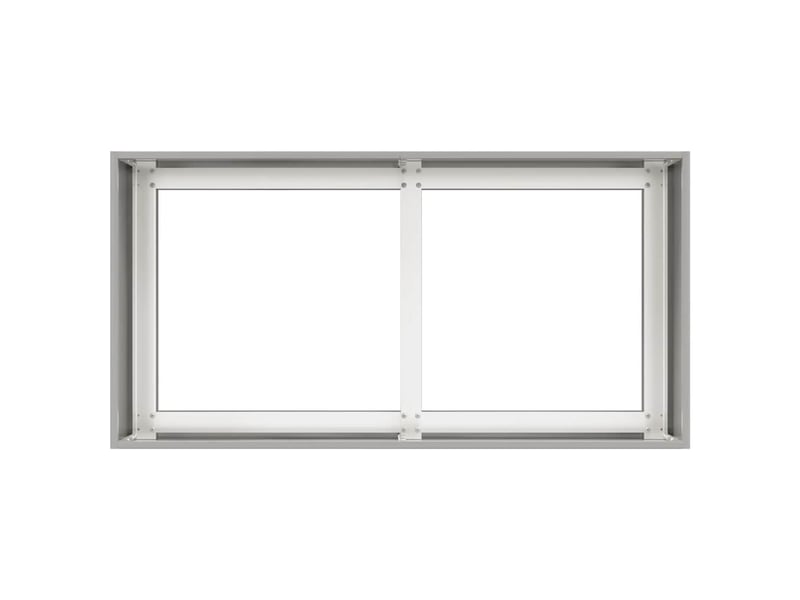 Jardinière - bac à fleurs 80x40x40 cm acier inoxydable - Conforama D