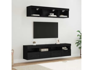 Meuble tv coloris noir  <strong></strong>  <strong></strong>