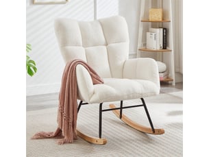 Fauteuil fixe  <strong></strong> Polyester blanc