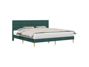 Lit 2 places 200x200 cm coloris vert