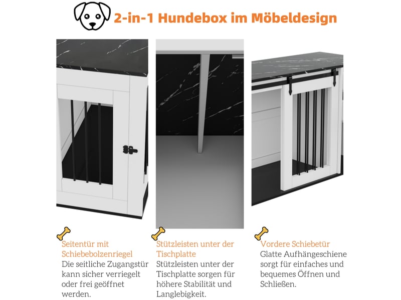  Meuble de rangement 140x60x87 cm avec tiroirs mdf métal blanc  - Conforama D