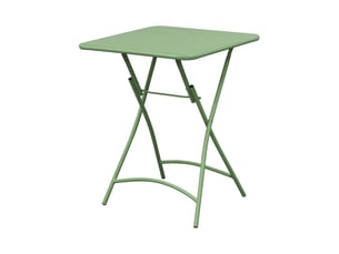 Table de jardin pliable en métal vert - baca