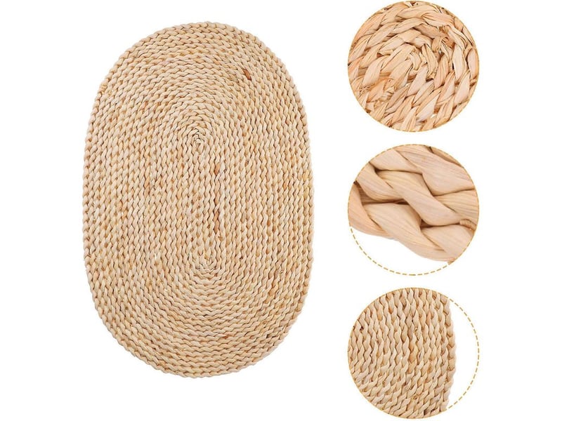 Grands sets de table tissés, sets de table tressés résistants à la chaleur - Conforama D