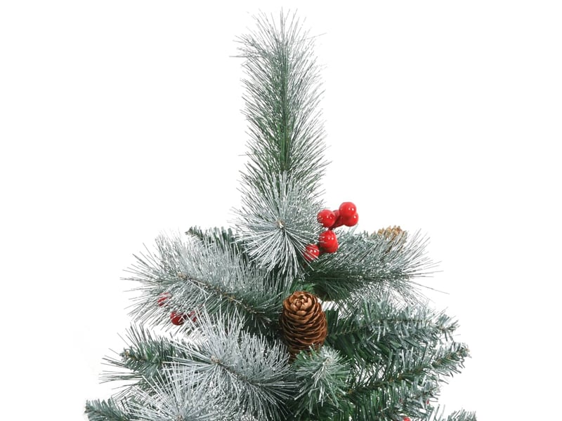  Sapin de noël artificiel, arbre de noël avec pommes de pin et baies 240 cm shl8541  - Conforama D