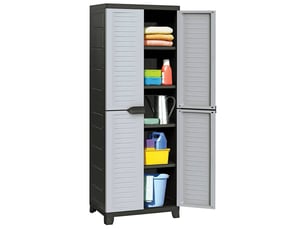 Meuble de rangement en plastique 65x45x181 cm