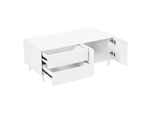 Meuble tv coloris blanc 180 cm   