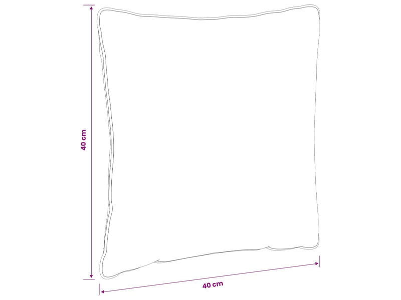 Coussin de dos, coussin de dossier 1 pièce putten 100 % polyester bleu cf54341 - Conforama E