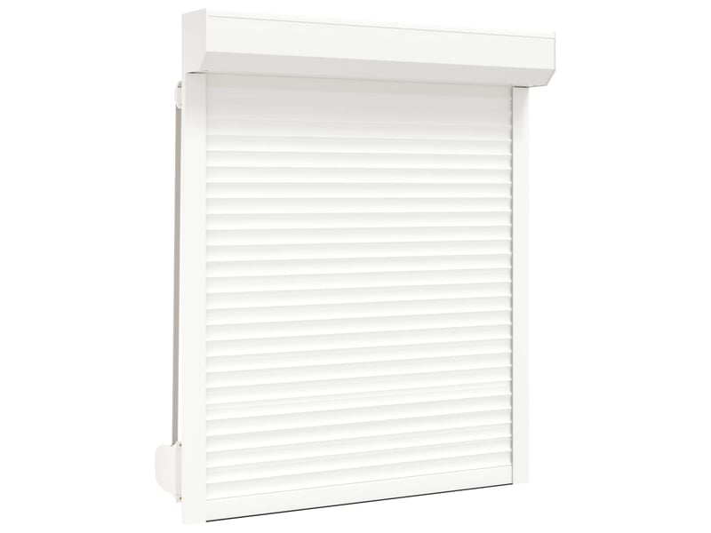  Store enrouleur, store roulant blanc 100 x 130 cm aluminium et polyuréthane cf47249  - Conforama A