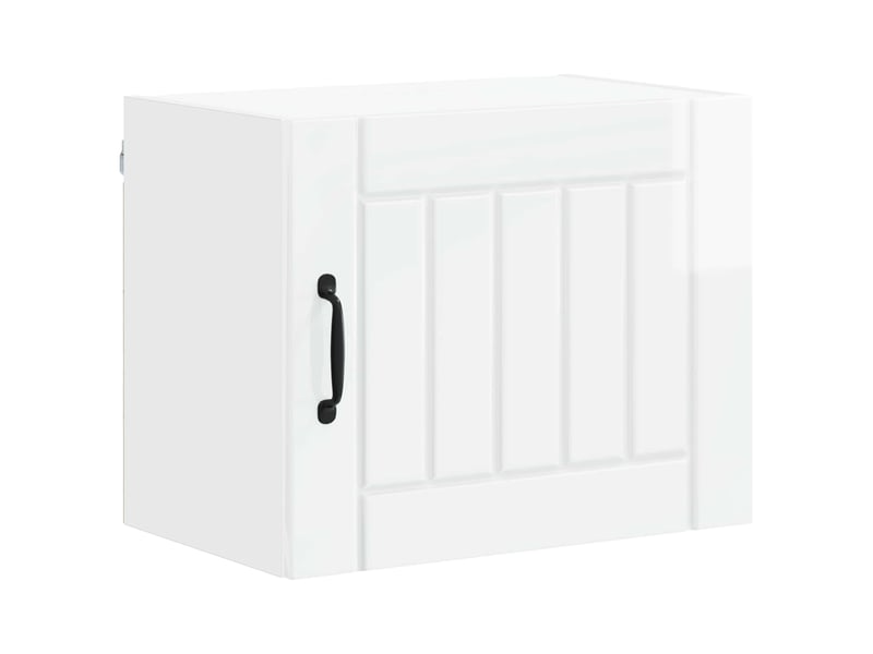  Meuble mural de cuisine, armoire de cuisine blanc brillant 50x31x40cm shl7002  - Conforama A
