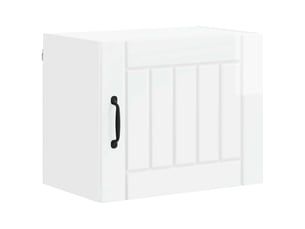 Meuble mural de cuisine, armoire de cuisine blanc brillant 50x31x40cm shl7002