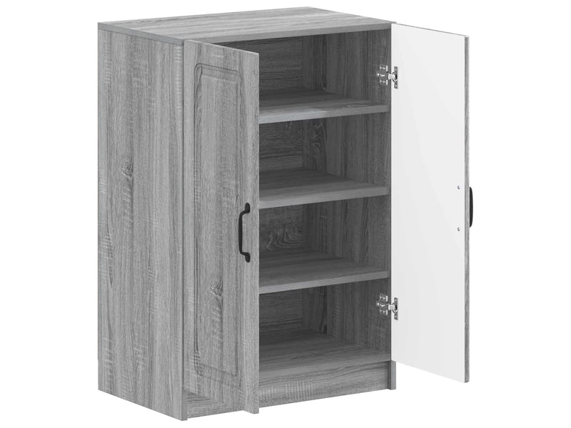  Meuble à chaussures, cabinet à chaussures utrecht 59,5x39,5x87 cm sonoma gris  - Conforama C