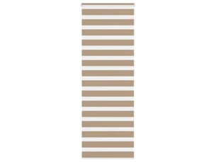 Store zèbre, store de fenêtre marron sable largeur du tissu 80,9 cm polyester cf48834