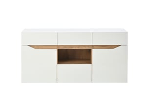 Buffet 2 porte(s) 4 tiroir(s) BGSRYAO - 140 cm coloris blanc