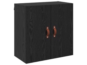Meuble mural, rangement salon 60 x 31 x 60 cm bois d'ingénierie chêne noir shl9277