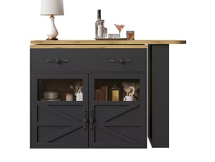 Bar coloris noir <strong>FLORAGRACE</strong> <strong></strong> - 204 cm