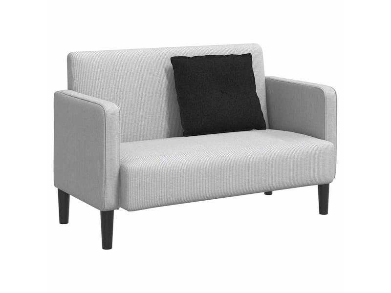 Coussin de dos, coussin de dossier noir 60 x 19 x 50 cm tissu cf54842 - Conforama C