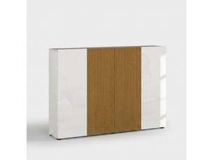 Meuble à chaussures 1 paire(s) AHD AMAZING HOME DESIGN coloris blanc