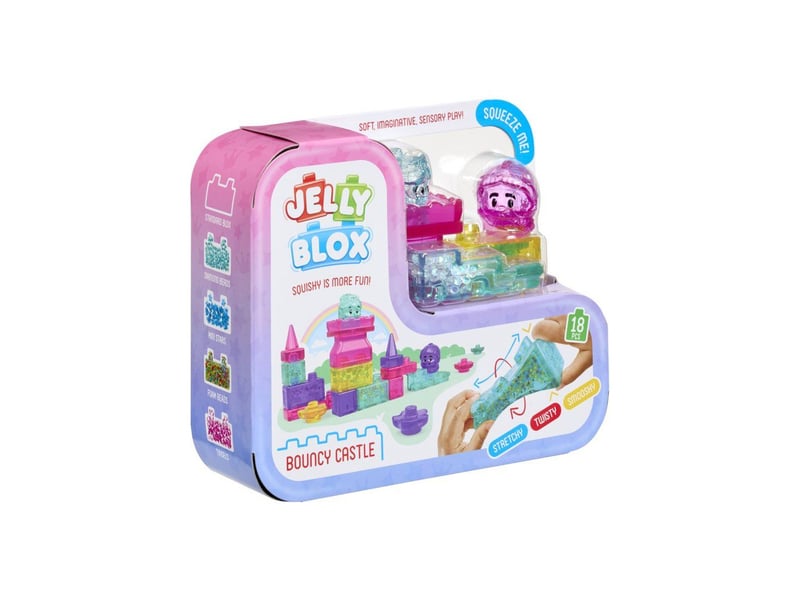  Blocs de construction sensoriels jelly blox castle 30 pieces pour enfant des 2 ans GOL8720077376847 - Conforama E