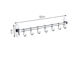 Crochet de rangement de cuisine sans perçage, de suspension mobile pour ustensiles, étagère de murale, gris
