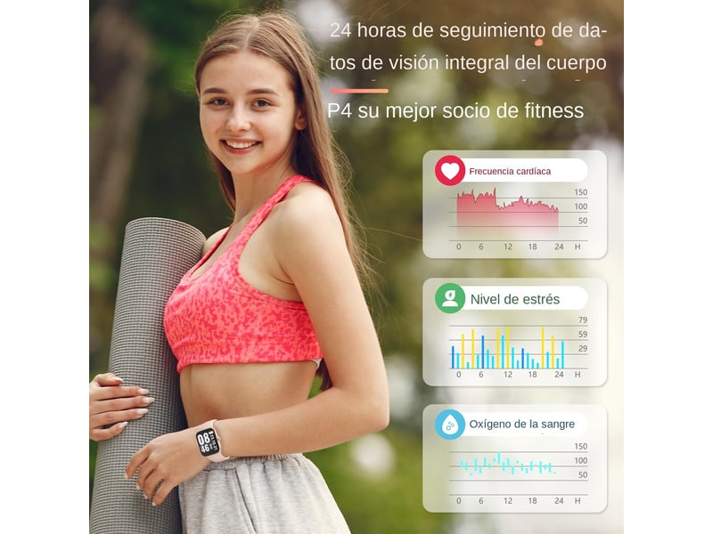  Montre connectée (or) (pour répondrepasser des appels), montres connectées pour hommes et femmes  - Conforama C