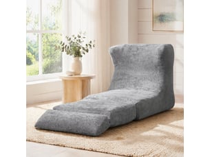 Fauteuil convertible  <strong>MODENVIE</strong> Tissu gris