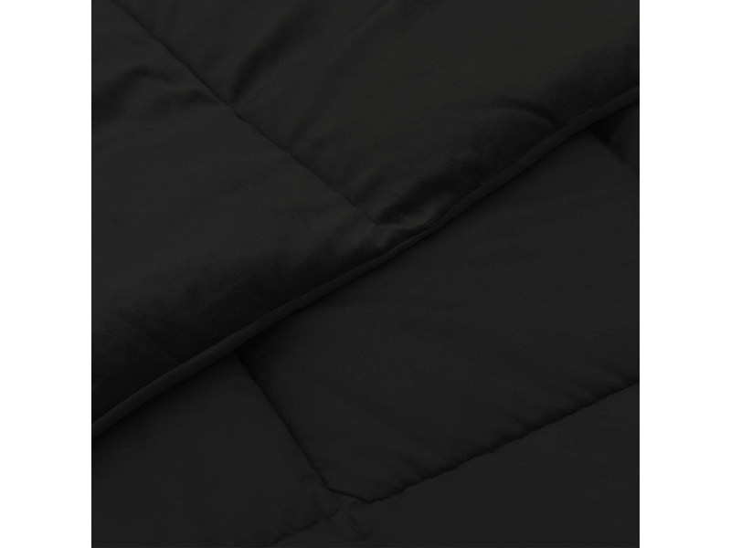 Duvet - couette complet toute l'année 200 x 240 cm 4 saisons noir - Conforama E