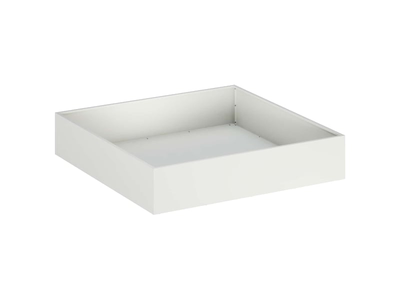  Jardinière - cache-pot de jardin blanc 100 x 100 x 20 cm  - Conforama A
