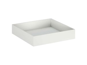 Jardinière - cache-pot de jardin blanc 100 x 100 x 20 cm