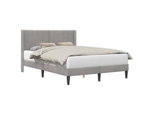 Lit 2 places 120x200cm    coloris gris